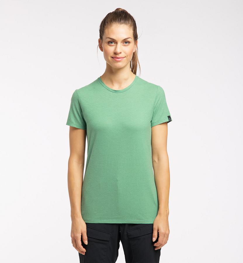 Haglöfs Womens Träd T-Shirt Green New Zealand 54629KMVJ